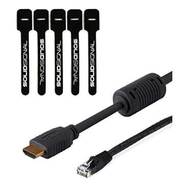 Blackmagic Design ATEM Mini Pro ISO HDMI Live Stream Switcher Bundle with 6’ HDMI Cable, 7’ Cat5e Cable, and 5-Pack of SolidSignal Cable Ties (SWATEMMINIBPRISO)