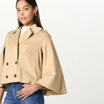 The Drop Cropped Trench Jacket for Modern Women