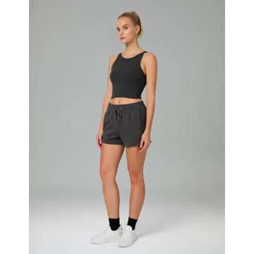 Colorfulkoala Dreamlux Womens Padded Sports Bra High Neck U-Back Yoga Running Workout Athletic Tank Top with Removable Cups(M, Black)