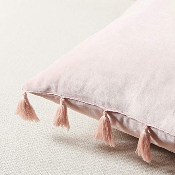 Fancy Homi Cute Decorative Pillow Covers with Tassels