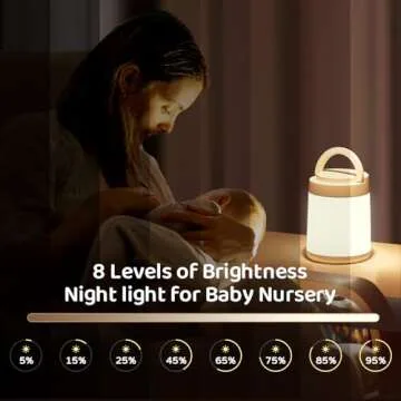 Colorful Portable Night Light for Kids with Remote