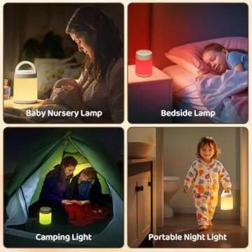 Colorful Portable Night Light for Kids with Remote