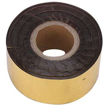 Hot Stamping Foil Paper with 1.2 x 400ft, Hot Foil Stamping Paper for Leather Bronzing Machine PU He...