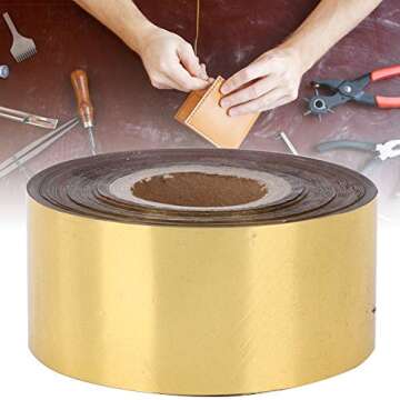 Hot Stamping Foil Paper with 1.2 x 400ft, Hot Foil Stamping Paper for Leather Bronzing Machine PU Heat Transfer Anodized Gilded Paper DIY Decoration for Cloth Package Box