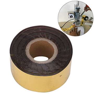 Hot Stamping Foil Paper with 1.2 x 400ft, Hot Foil Stamping Paper for Leather Bronzing Machine PU Heat Transfer Anodized Gilded Paper DIY Decoration for Cloth Package Box
