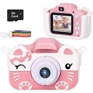 Xinbeiya Kids Digital Camera, Birthday Toy Gifts for Girls Boys Age 3-10, Children Cameras for Toddl...