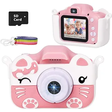 Xinbeiya Kids Digital Camera, Birthday Toy Gifts for Girls Boys Age 3-10, Children Cameras for Toddl...