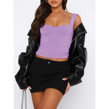 Stylish Backless Crop Top for Women – Soft and Flattering