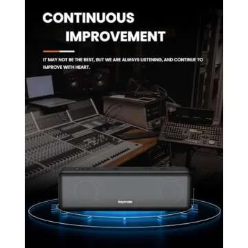 Raymate Bluetooth Speakers, HiFi Stereo Sound with DSP, 30W IPX7 Waterproof Speaker Wireless Bluetooth-V5.0, 1000mins Playtime, Portable Speaker for Home, Outdoor, Party