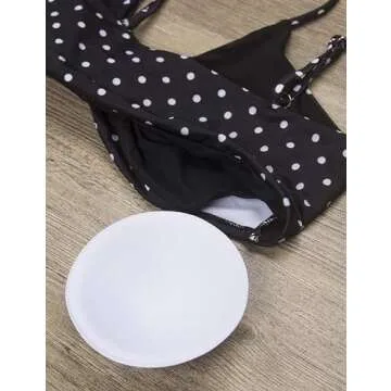 Blooming Jelly Womens High Waisted Bikini Set Swimming Two Piece Swimsuit Tie Knot Swim Suits 2025 (Small, Polka dot)