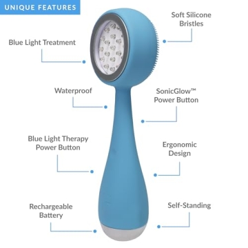PMD Clean Acne Device with Blue Light Therapy & SonicGlow