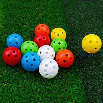 Crestgolf 50 Colored Golf Training Balls for Any Skill Level