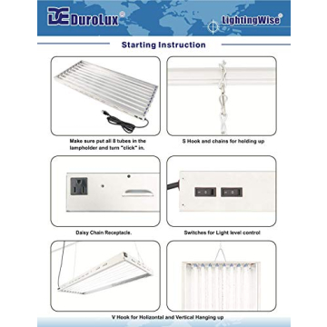 DuroLux T5 HO Grow Light Perfect for Indoor Gardening