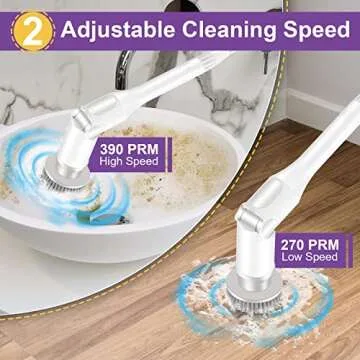 Seven-first Cordless Spin Scrubber for Effortless Cleaning