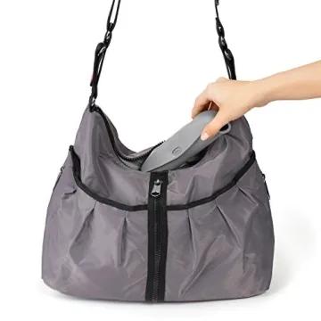 OXO Tot Roll-Up Bib Gray/Teal 2-Pack - Smart Feeding Solution