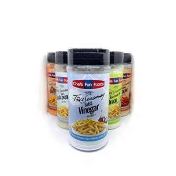 Gourmet Fries Seasonings Bottle, Salt and Vinegar, 12 Ounce