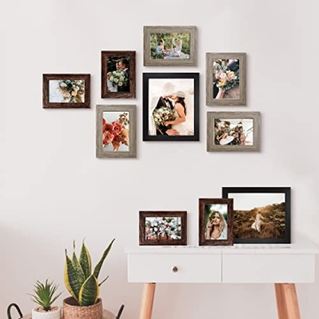 LUCKYLIFE Picture Frame Set - 10-Pack Gallery Frames