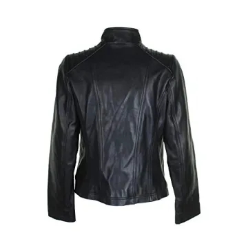 Stylish MICHAEL Michael Kors Women's Black Leather Jacket