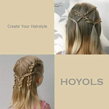 1500 HOYOLS Clear Elastic Hair Bands for All Hair Types