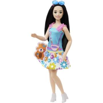 My First Barbie Renee 13.5" Doll - Soft & Posable