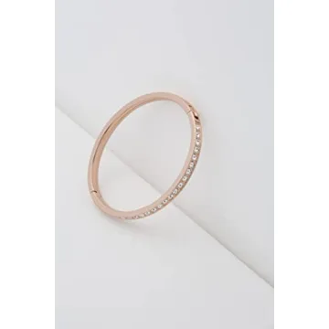 Ted Baker Clemara Rose Gold Crystal Bangle Bracelet