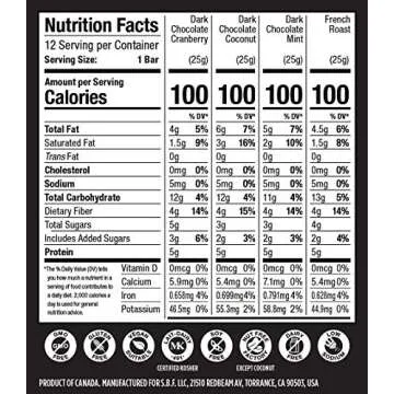 Better Than Coffee Energy Bars - Natural Caffeine Energy Bars - Gluten Free Energy Bars - Caffeinated Chocolate Bar - Hiking Bars - 100mg Caffeine Snack - Coffee Bar Variety Pack (12 Count)