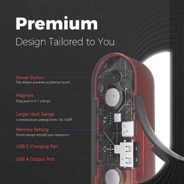 OCOOPA Magnetic Hand Warmers with USB-C Charger