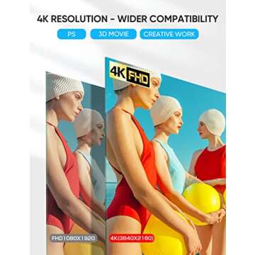 AZMIOR Portable Monitor Touchscreen (4K, with Battery)