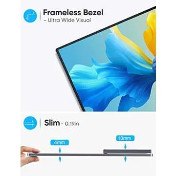 AZMIOR Portable Monitor Touchscreen (4K, with Battery)