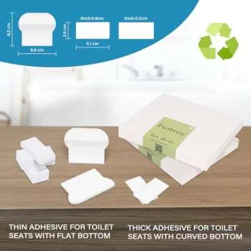 Toilet Seat Lifter Tab Toilet Lid Lifter, Toilet Seat Handle Lift Toilet Cover Lifter, Avoid Touching Toilet Cover Handle Bathroom Accessories For Home, Office, Hotel