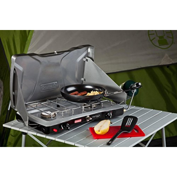 Coleman Triton Series InstaStart 2-Burner Stove for Outdoor Cooking