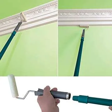 Magimate Small Paint Roller Set with Short Nap Roller Covers, 2 inch Paint Brush and Mini Paint Tray for Household Painting Touch-ups, Cabinet and Craft – 4 inch Paint Roller Kit (7-PK)