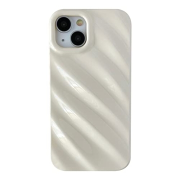 Caseative for iPhone 13 Pro - Cute Water Ripple Pattern Case with Camera Lens Protection