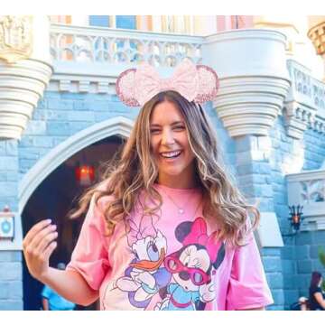 Eisyaa Minnie Ears Headbands - Stylish Sequin Party Accessory