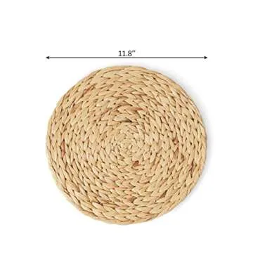Artera Natural Woven Placemats Set of 8 Eco-Friendly