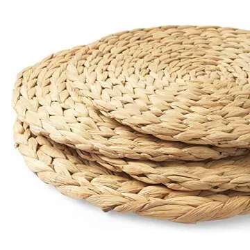 Artera Natural Woven Placemats Set of 8 Eco-Friendly