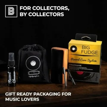 Big Fudge Vinyl Record Cleaning Kit - 4-in-1 Cleaner Solution