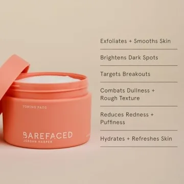 Barefaced Toning Pads - Exfoliating Face Pads for Glowing Skin