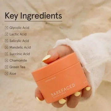 Barefaced Toning Pads - Exfoliating Face Pads for Glowing Skin