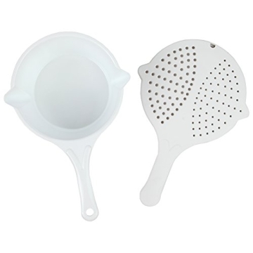 Home-X Microwave Cooking Pot with Strainer Lid - Fast, BPA-Free Cooking