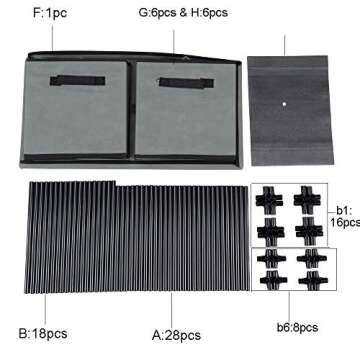 Function Home Sideboard Buffet Storage Cabinet, Drawer Cabinet, 3 Drawer Cabinets with Shelves, Organizer Tower Unit for Storing Kitchen Supplies Books Towels in Grey