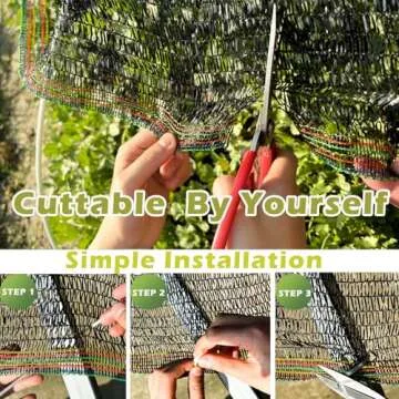 TREEVEX 55% Shade Cloth 6.5X10 FT for Gardening