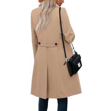 Elegant Wool Pea Coat for Women – Chic Winter Style