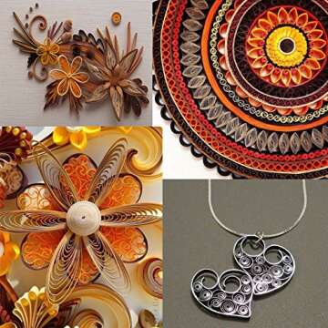 IMISNO Metallic Quilling Paper Set 5mm Width 780 Strips (13 Colors 54cm Length)