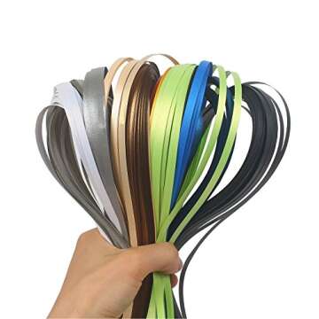 IMISNO Metallic Quilling Paper Set 5mm Width 780 Strips (13 Colors 54cm Length)