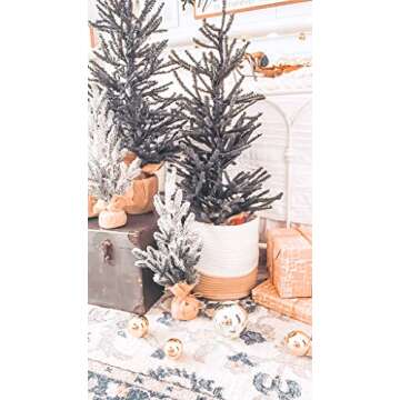 OrganiHaus White Planter Cover, Planter Baskets for Plant Pots, Boho Plant Pot Covers, Woven Plant Basket Indoor, Decorative Jute Basket Cachepot, Floor Planters, Tree Basket, (10 & 12 inch)