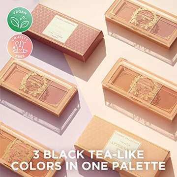 I'M MEME Blusher Palette - Afternoon Tea Warm Flavor | 3 Shades for All Skin Tones