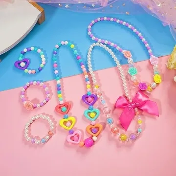 PinkSheep Kids Classic Jewelry Sets - Perfect for Little Girls