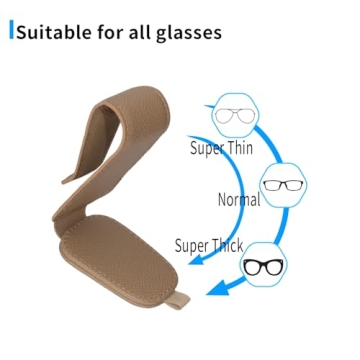 Yuoyar Magnetic Sunglass Holder - Stylish Car Accessory