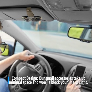 Yuoyar Magnetic Sunglass Holder - Stylish Car Accessory